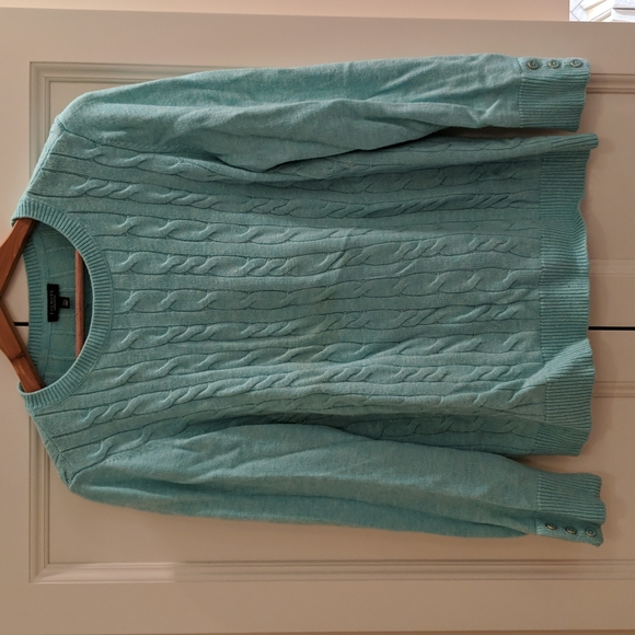 Talbots Sweaters - Lambswool blend Talbots cable knit sweater, size 1XP
